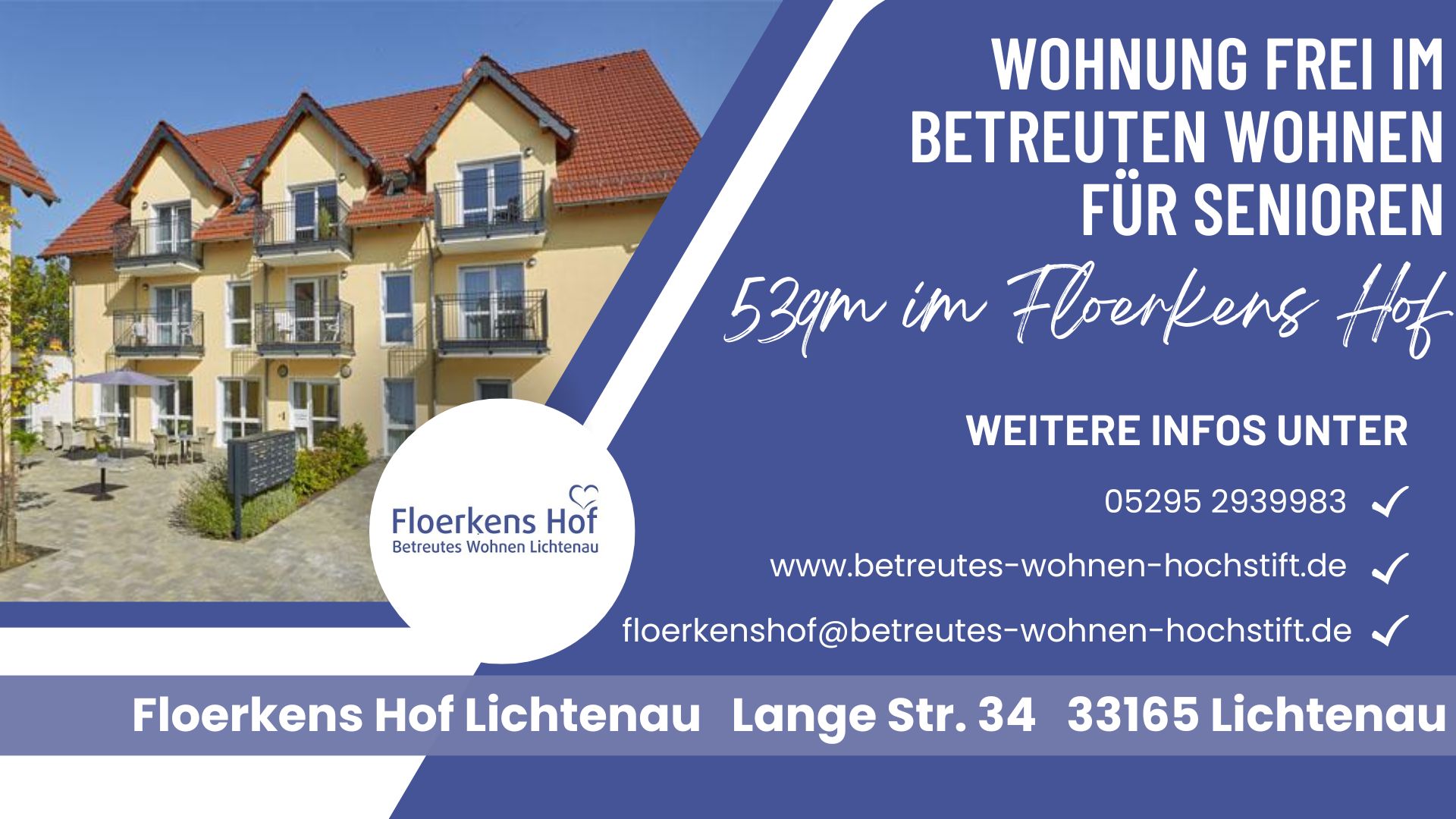 Wohnung frei!